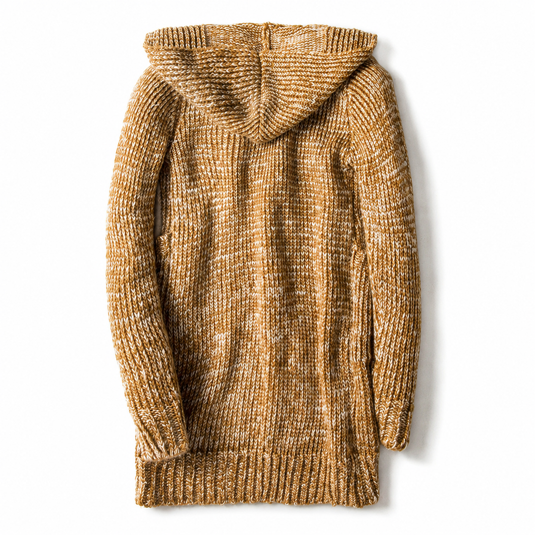 Raevan - Cardigan con cappuccio dal tocco morbido