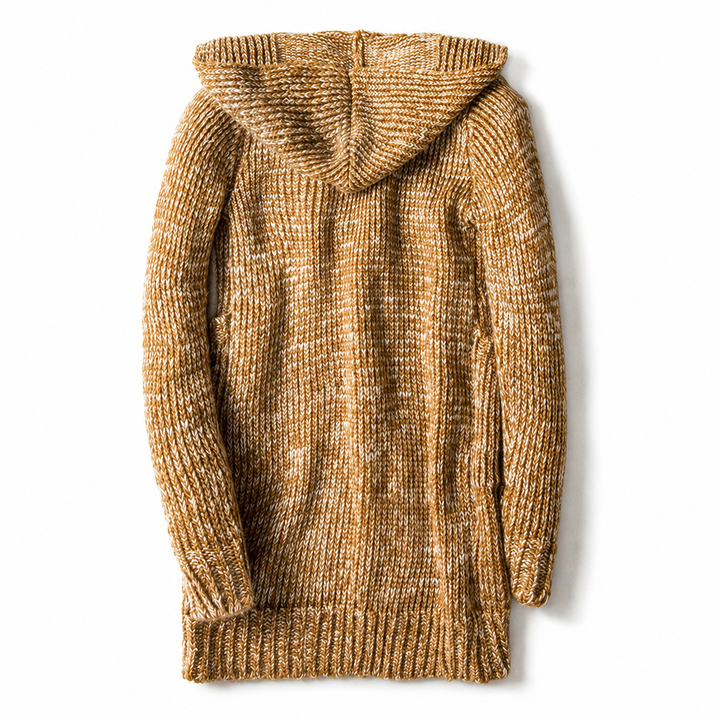 Raevan - Cardigan con cappuccio dal tocco morbido