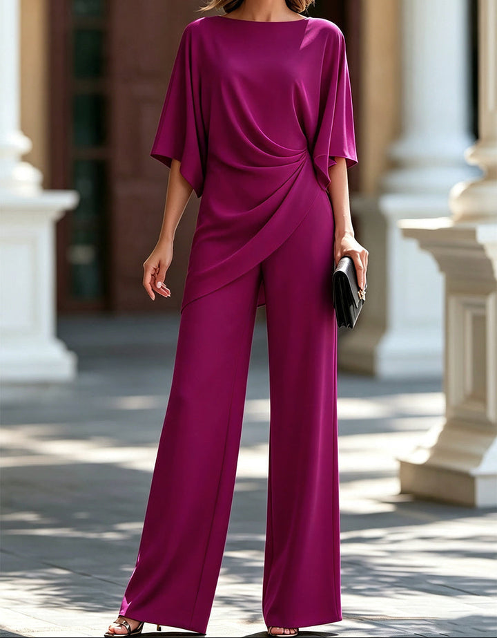 Iona - set coordinato con pantaloni ampi drappeggiati