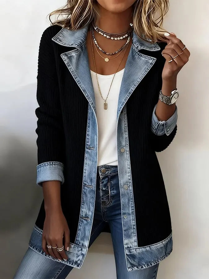Zyrelle - Cardigan casual a bottoni in maglia