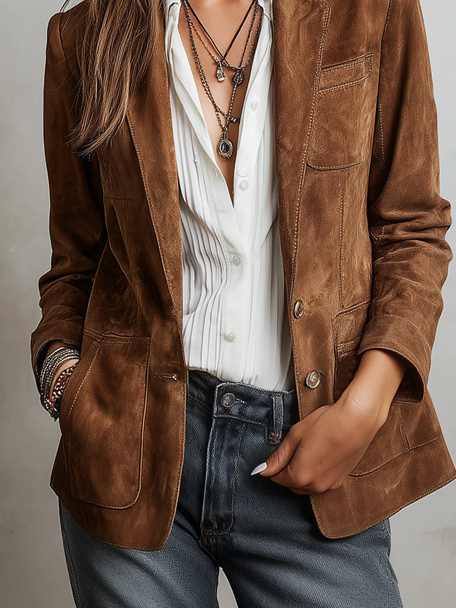 Mirevalle - Blazer su misura in velluto vintage