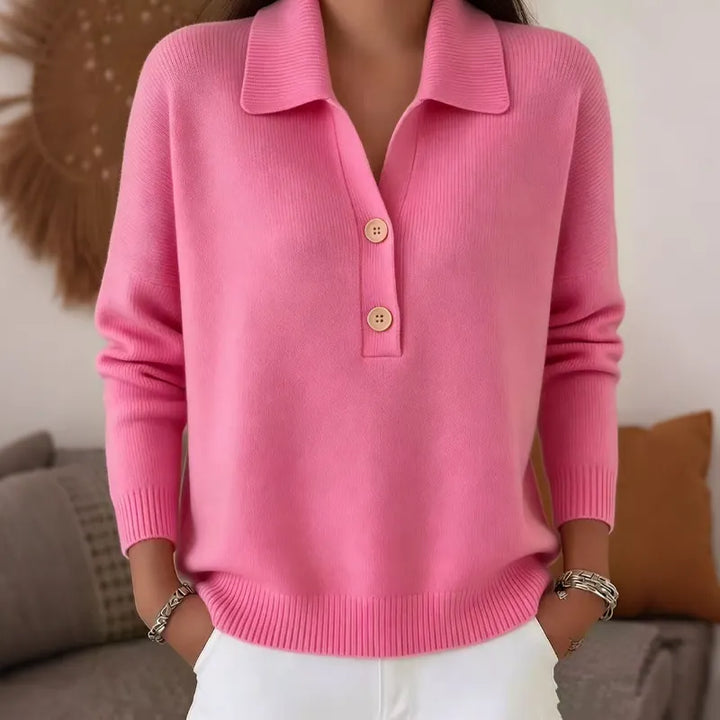 Belisara - Maglione con scollo a V dal tocco morbido