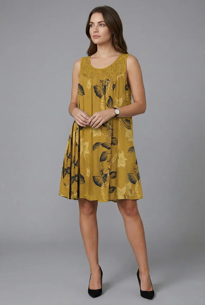 Ariadne - Abito elegante a stampa floreale