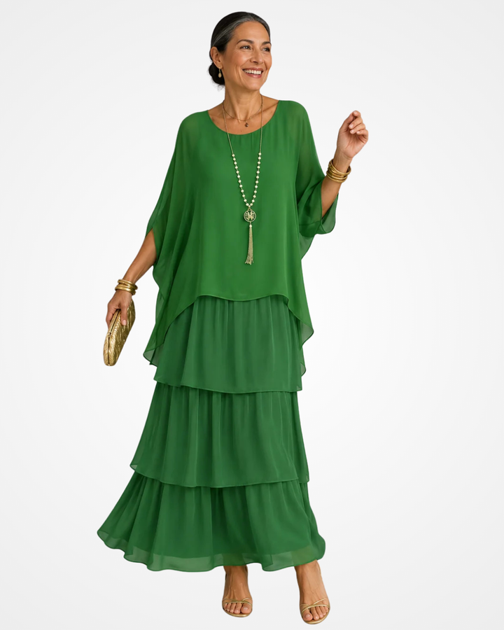 Sylvia - Abito maxi fluido soft touch