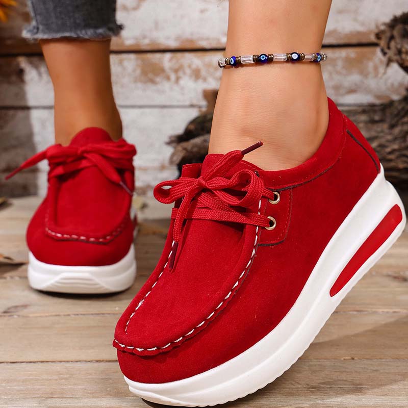 Eirwen - Sneakers con suola platform ammortizzata e lacci