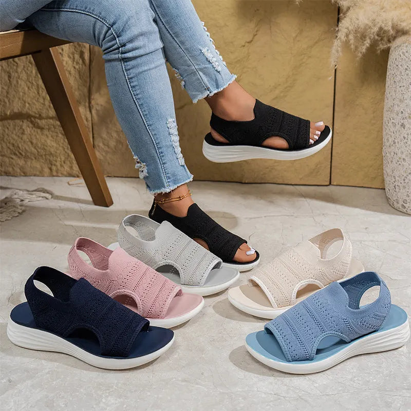 Aerin - Sandali con plateau imbottiti