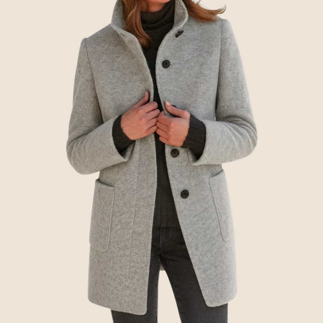 Elanique - Cappotto sartoriale morbido al tatto
