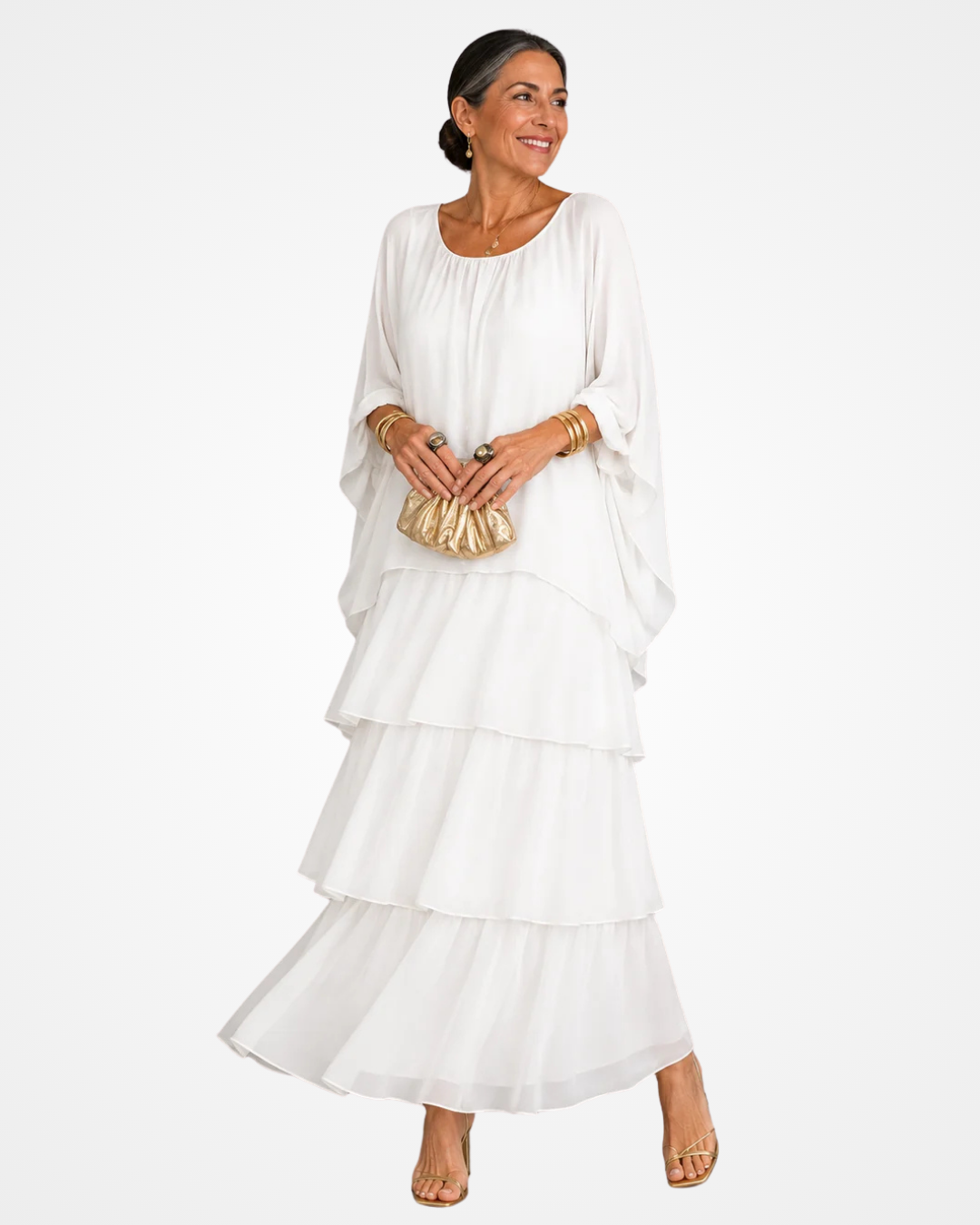 Sylvia - Abito maxi fluido soft touch