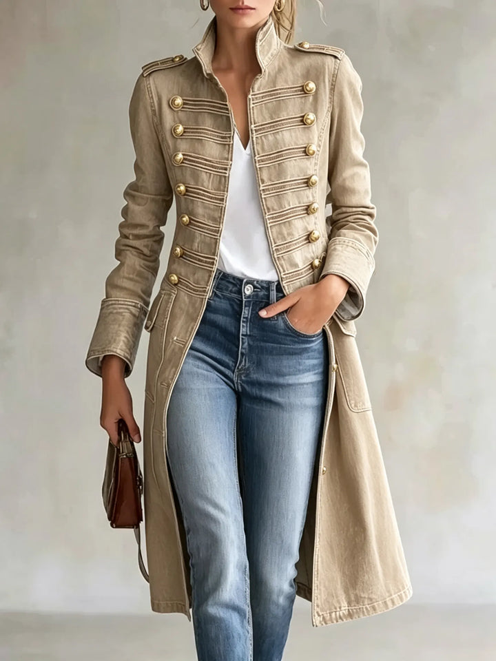 Carisanne - Cappotto militare lungo pesante