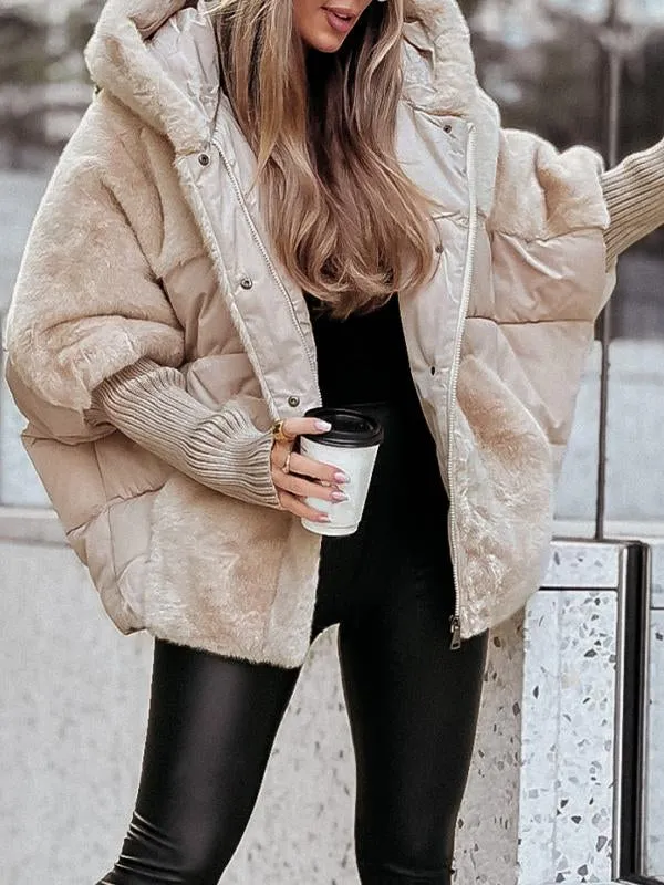 Audra - Giacca invernale imbottita con cappuccio
