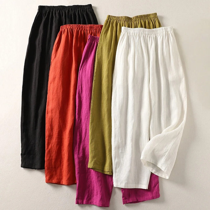 Odalys - Pantaloni in lino premium