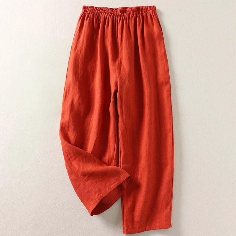 Odalys - Pantaloni in lino premium