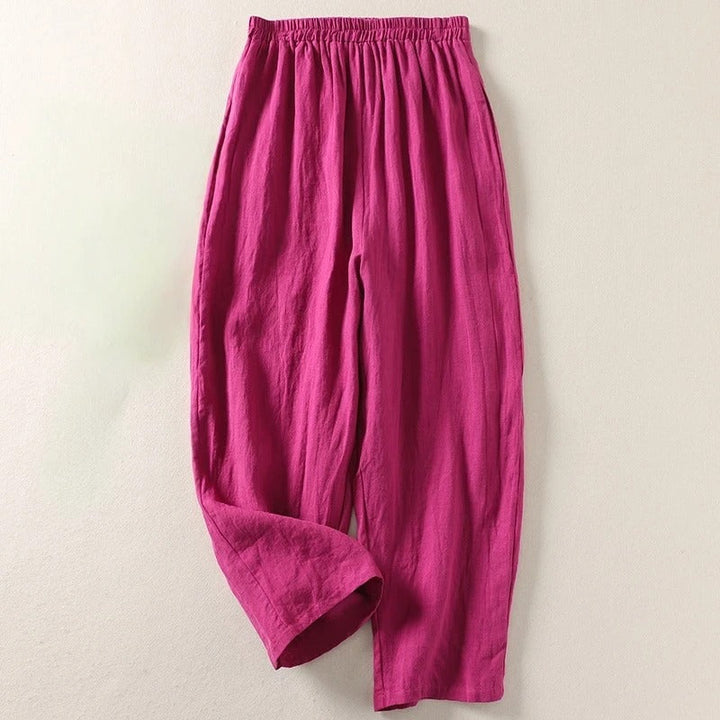 Odalys - Pantaloni in lino premium