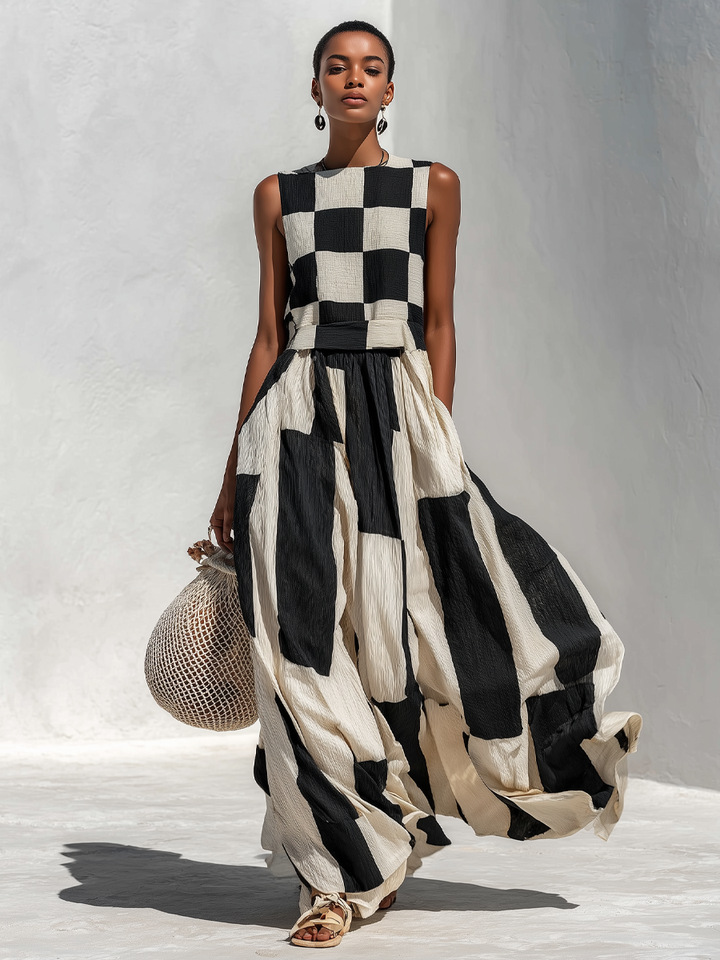 Melisara - Abito maxi fluido