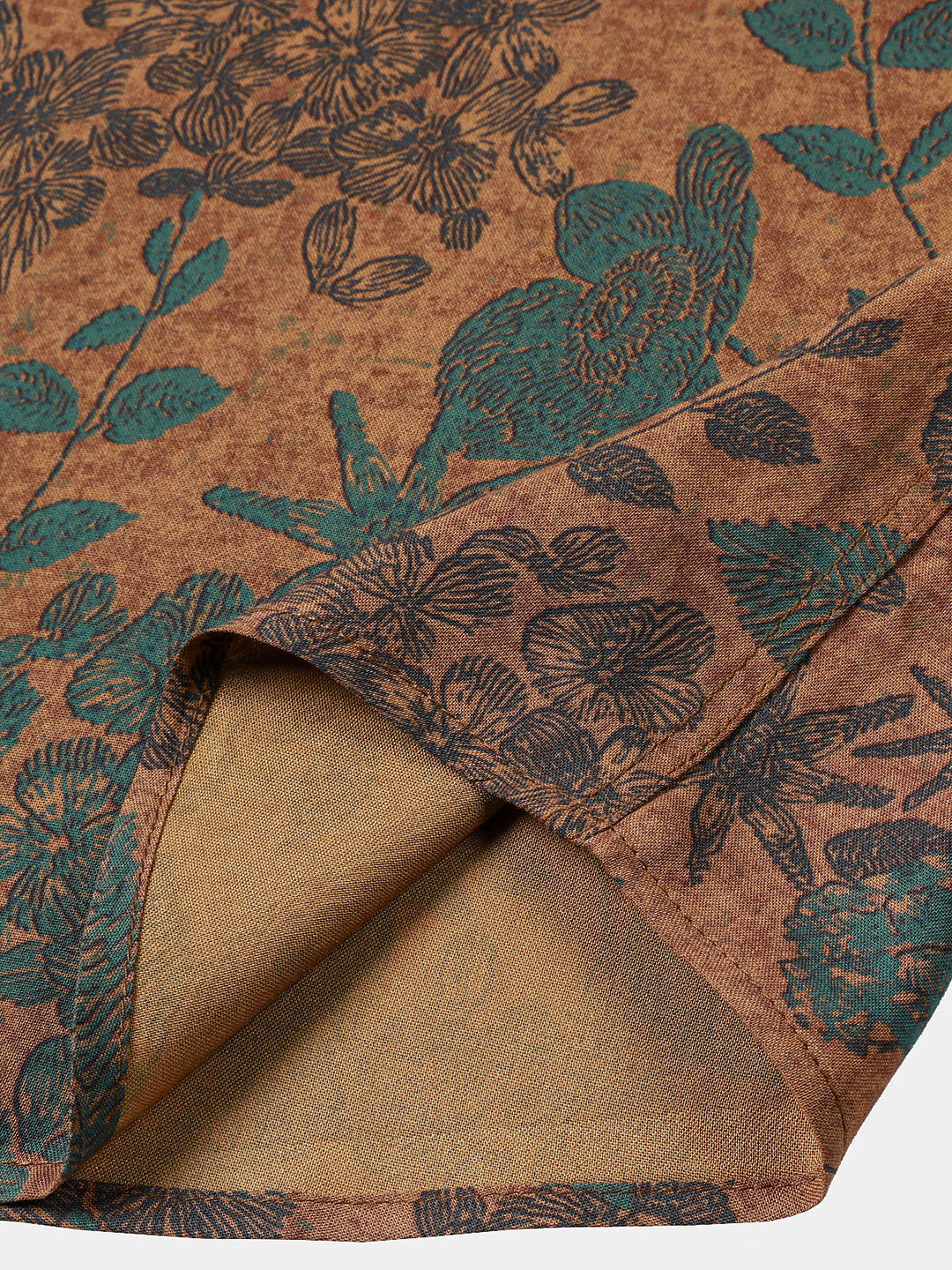 Leoric - Camicia leggera a maniche corte a stampa floreale