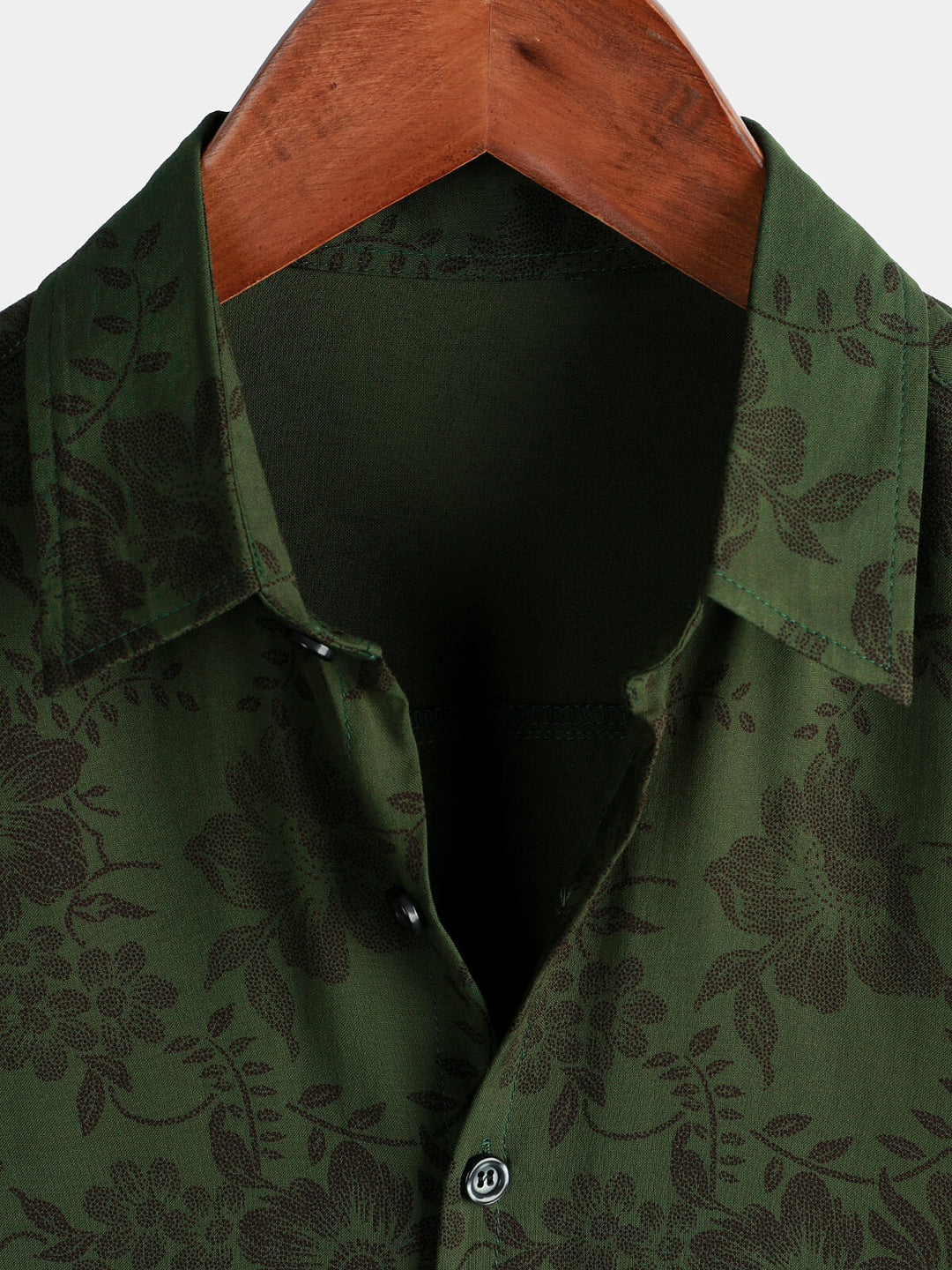 Leoric - Camicia leggera a maniche corte a stampa floreale