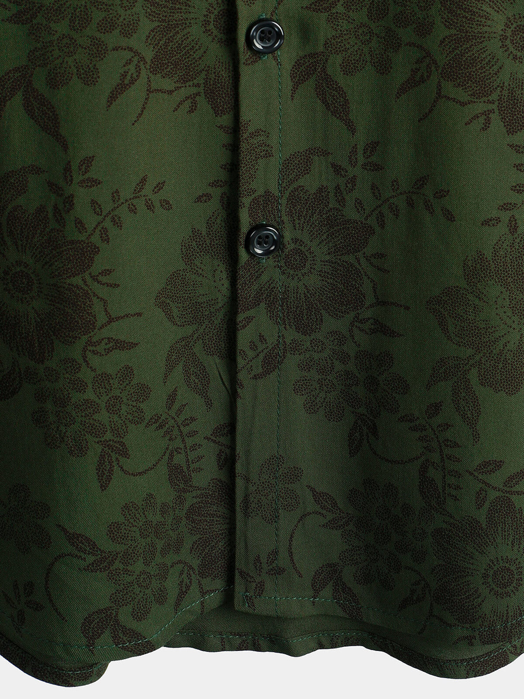 Leoric - Camicia leggera a maniche corte a stampa floreale