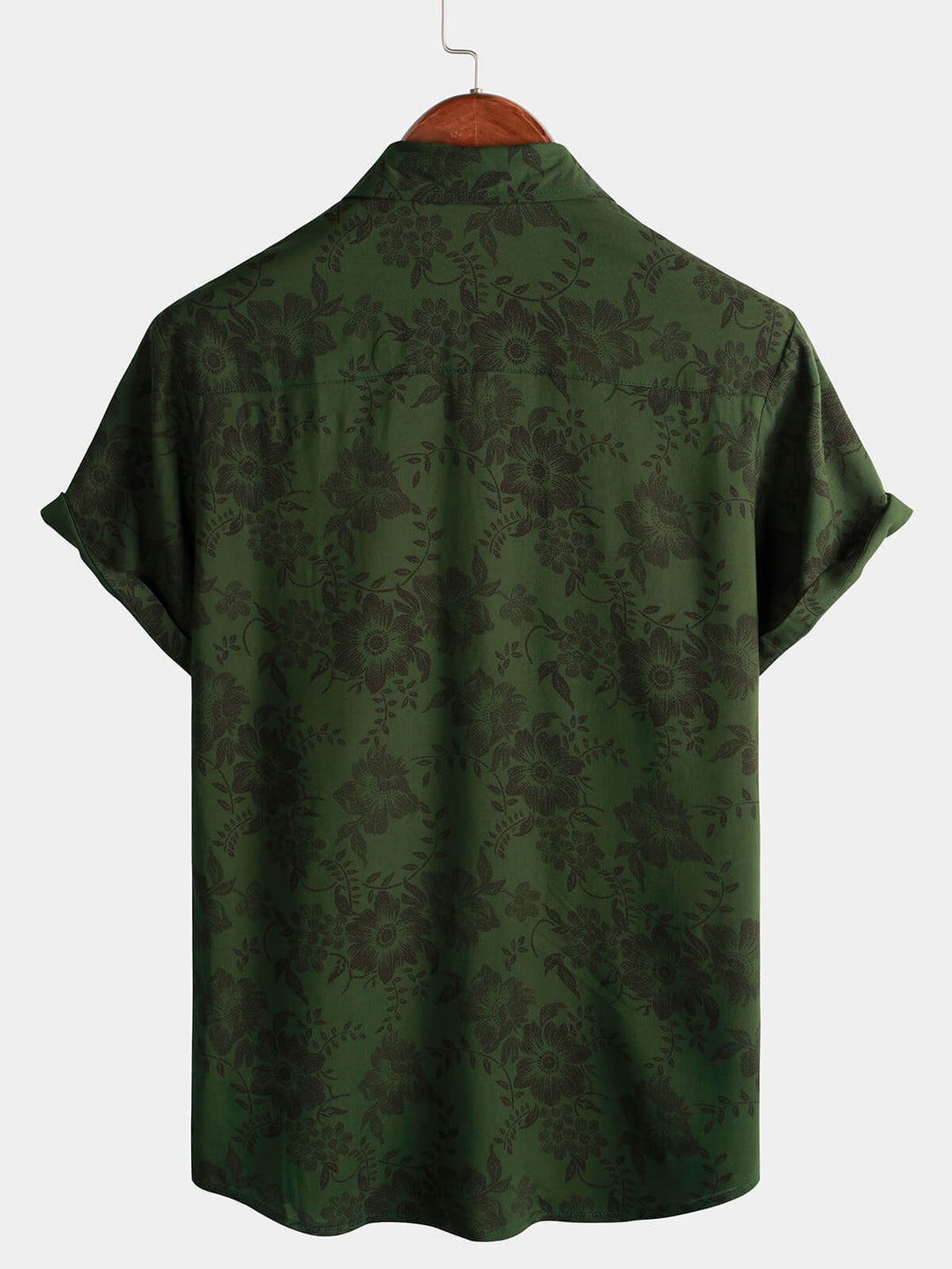 Leoric - Camicia leggera a maniche corte a stampa floreale