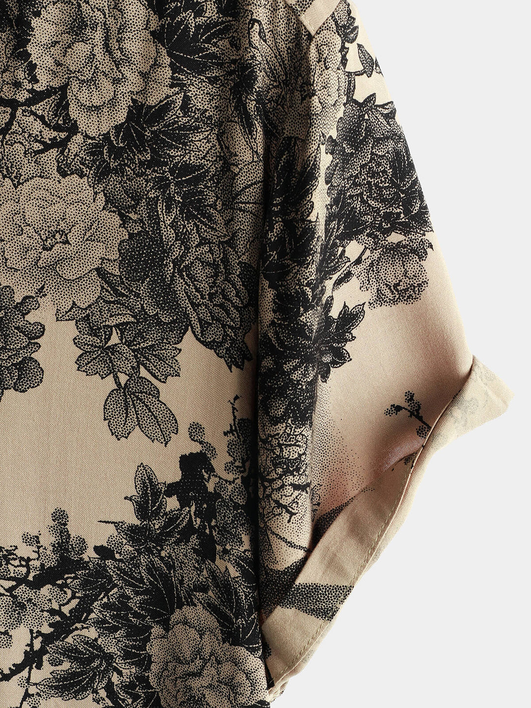 Leoric - Camicia leggera a maniche corte a stampa floreale