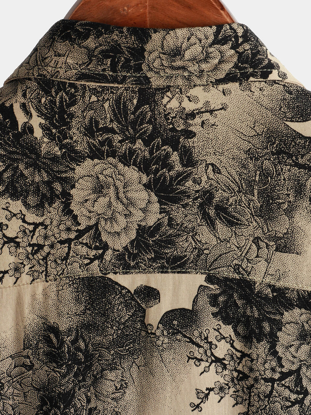 Leoric - Camicia leggera a maniche corte a stampa floreale