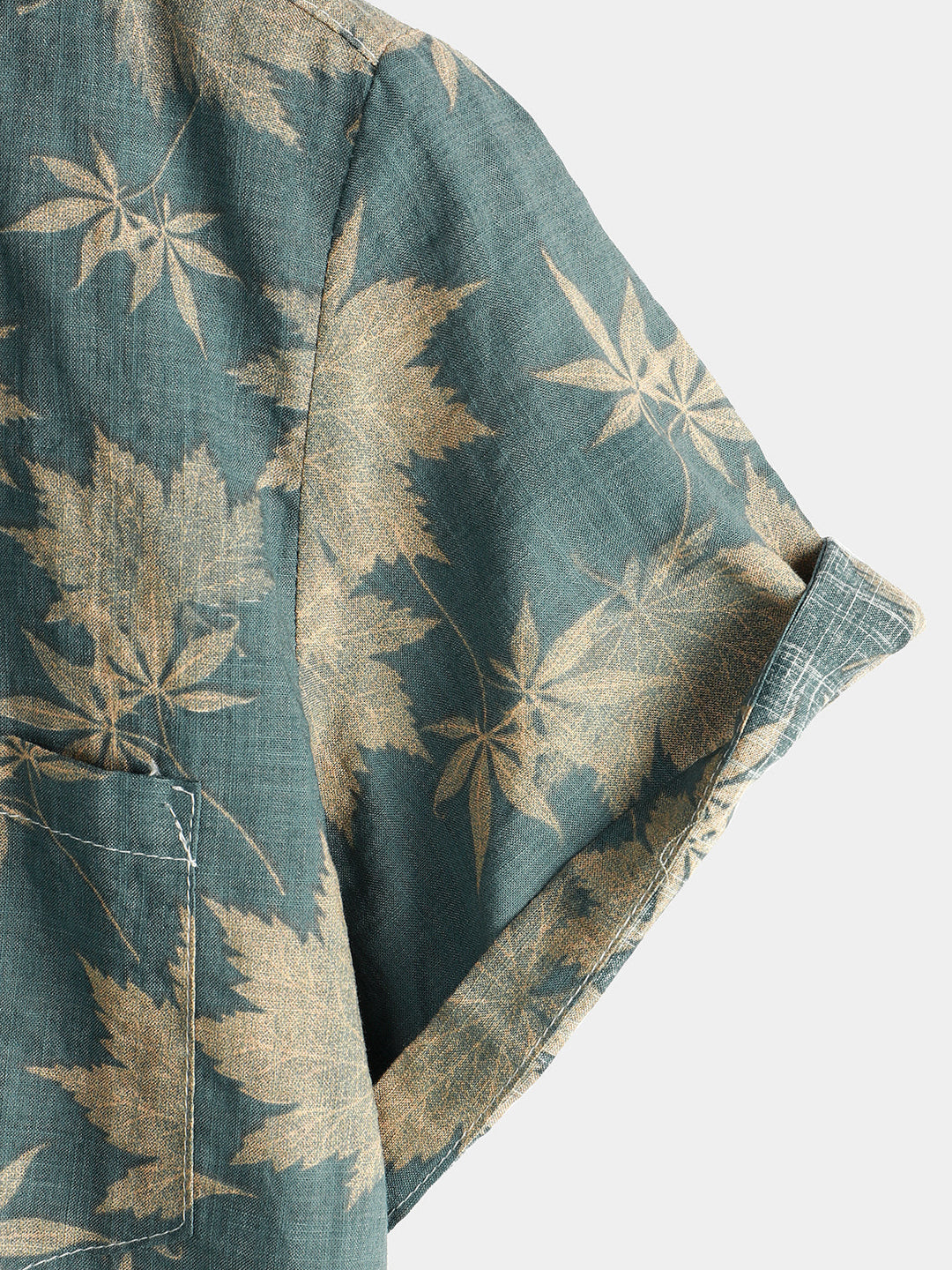 Leoric - Camicia leggera a maniche corte a stampa floreale