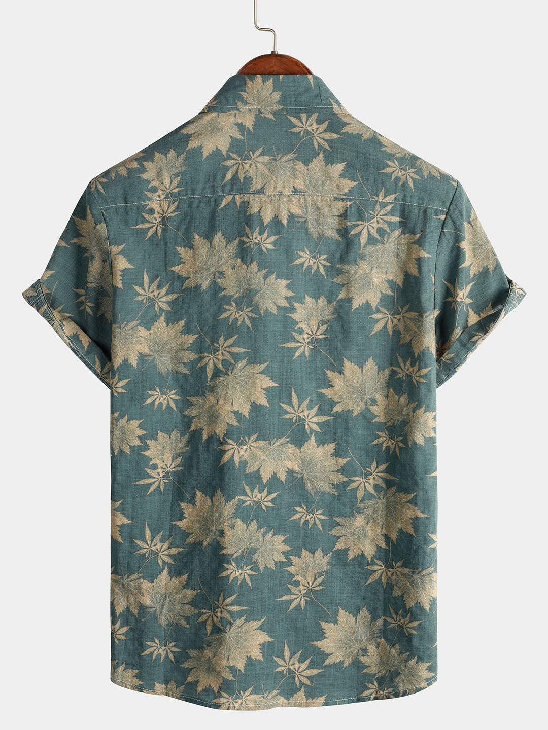 Leoric - Camicia leggera a maniche corte a stampa floreale