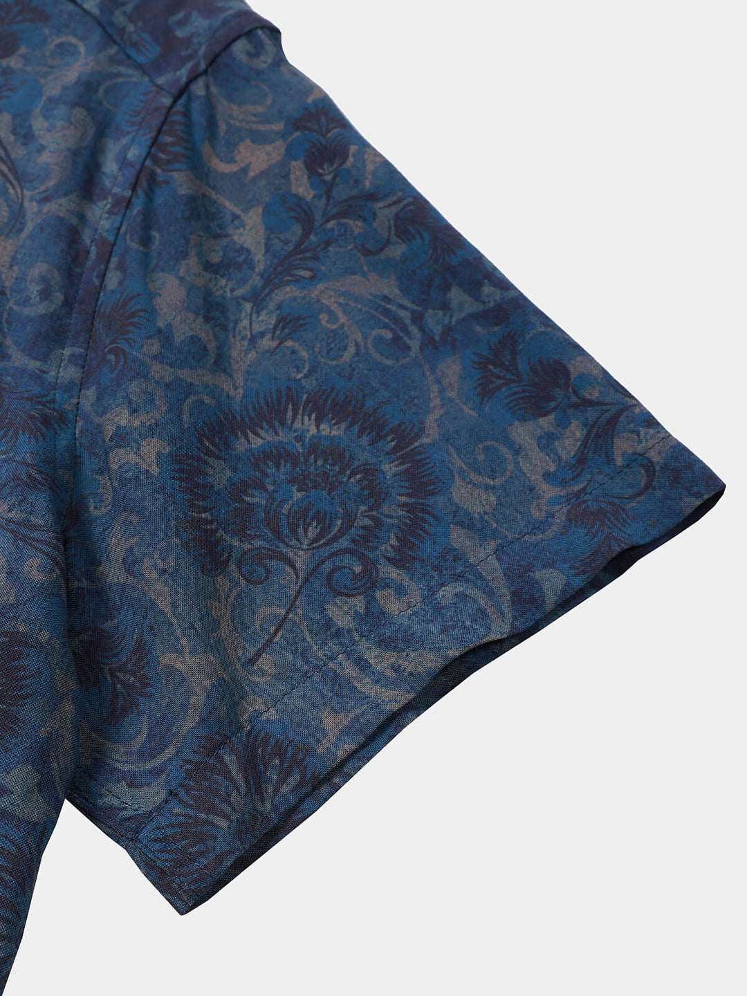 Leoric - Camicia leggera a maniche corte a stampa floreale