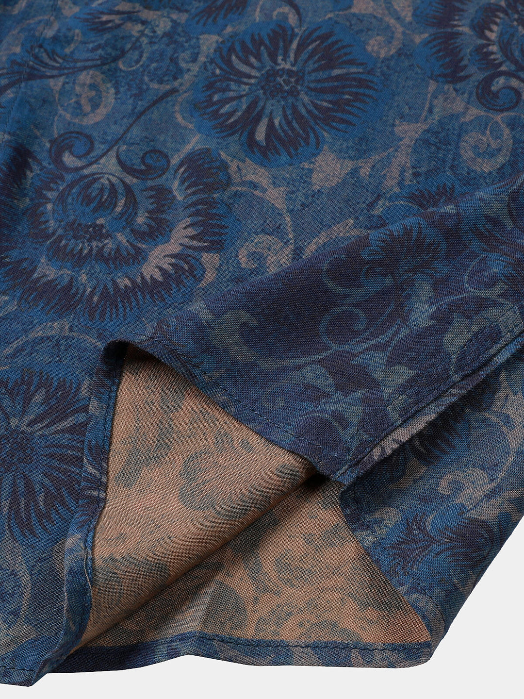 Leoric - Camicia leggera a maniche corte a stampa floreale