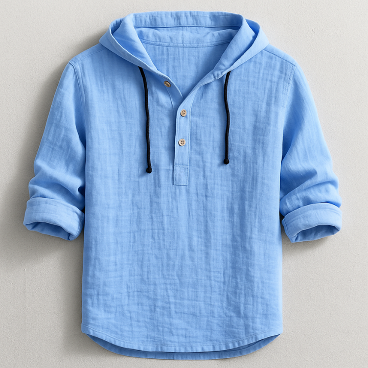 Daelor - Camicia con cappuccio morbida al tatto