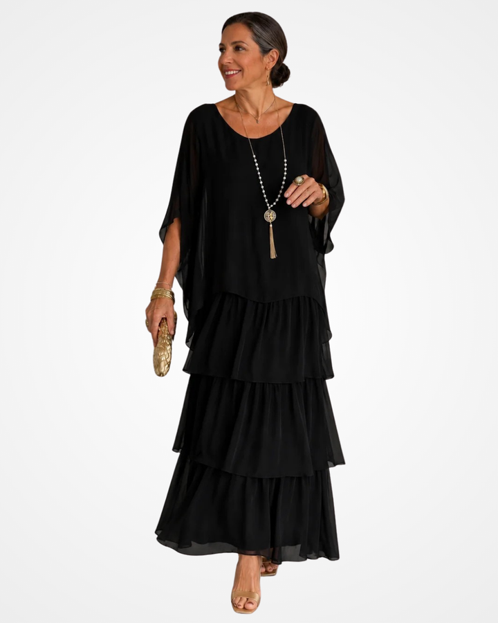 Sylvia - Abito maxi fluido soft touch