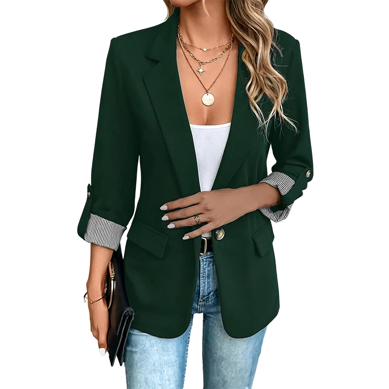 Neravelle - Blazer sartoriale con maniche arrotolate