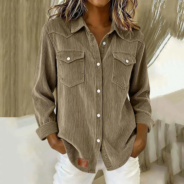 Loredana - Camicia a bottoni dalla mano morbida