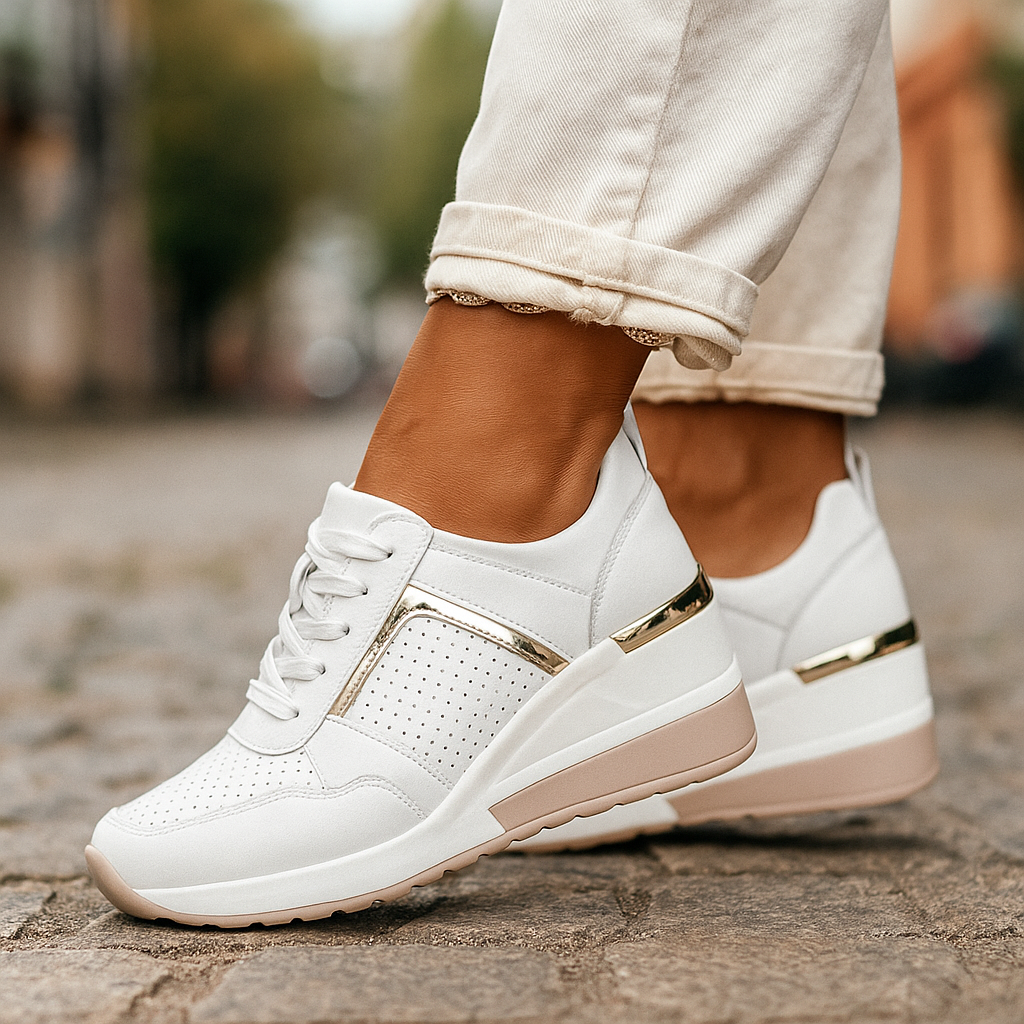 Veranique - Sneakers con zeppa imbottita