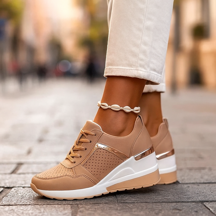 Veranique - Sneakers con zeppa imbottita