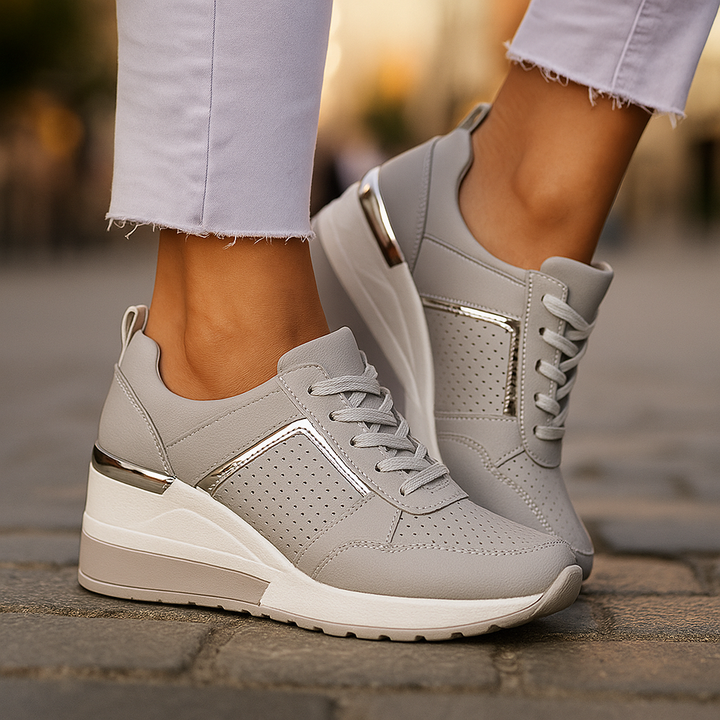 Veranique - Sneakers con zeppa imbottita