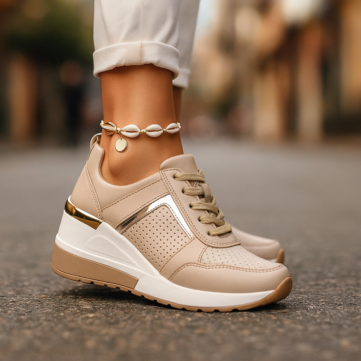 Veranique - Sneakers con zeppa imbottita