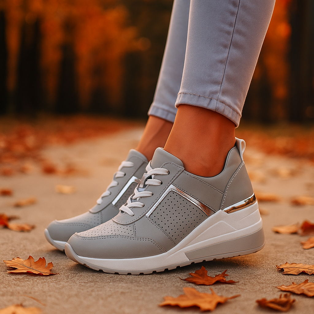 Veranique - Sneakers con zeppa imbottita