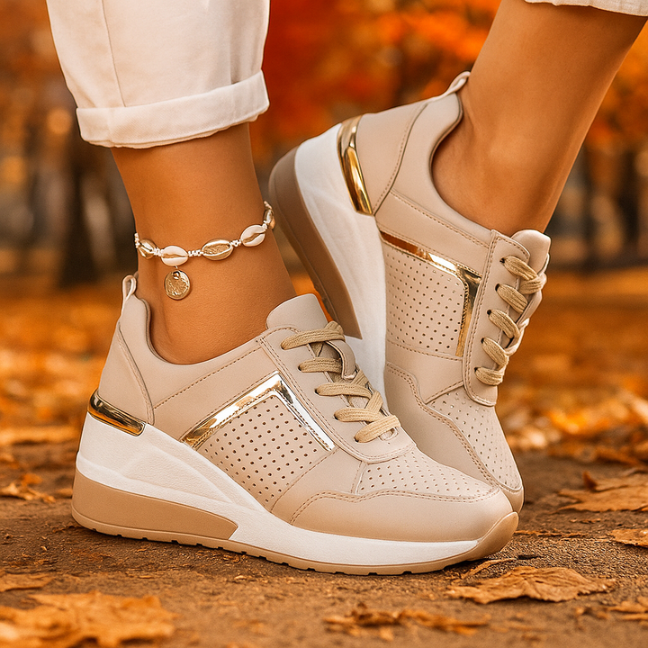 Veranique - Sneakers con zeppa imbottita