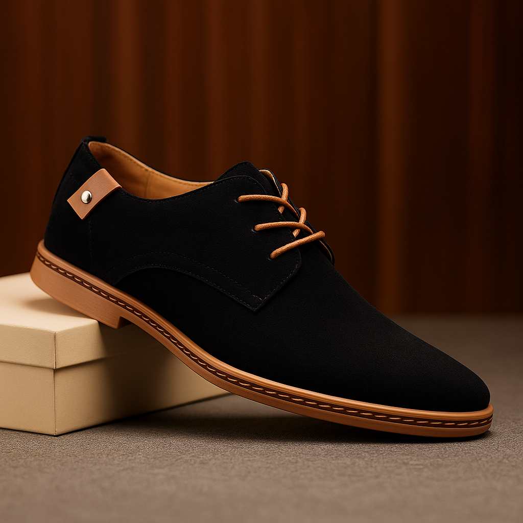 Blaine - Scarpe stringate con texture