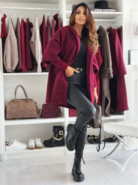 Esteliane - Cardigan con spalle scese dal fit rilassato