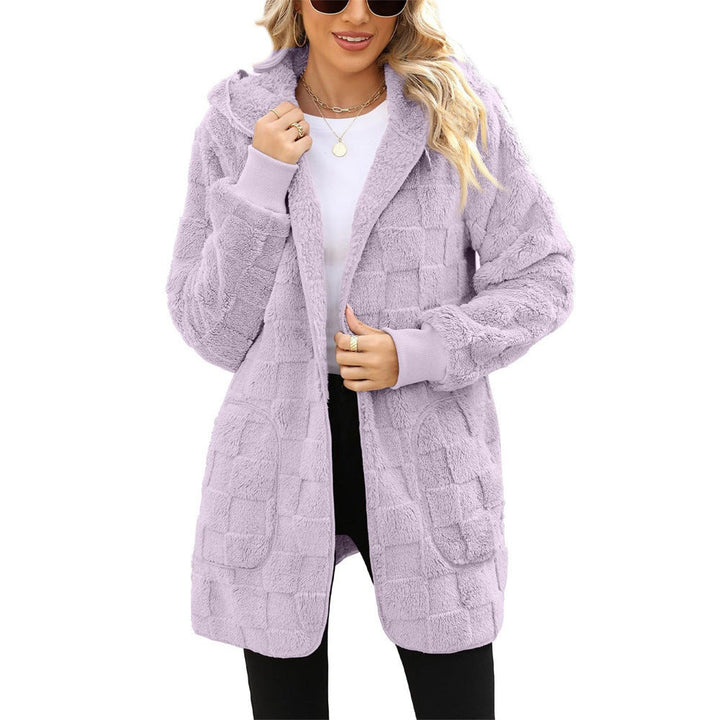 Zinnabelle - Cardigan con cappuccio effetto peluche