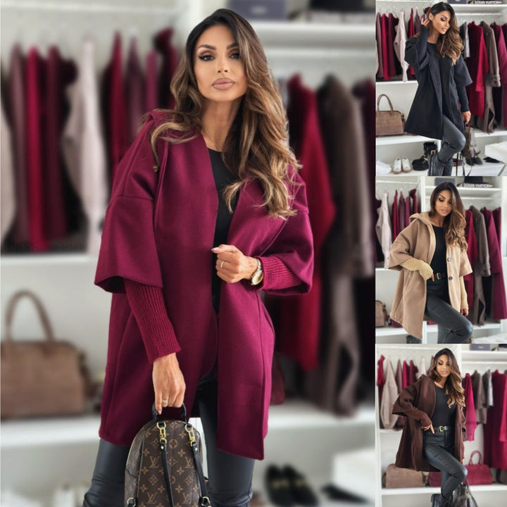 Esteliane - Cardigan con spalle scese dal fit rilassato