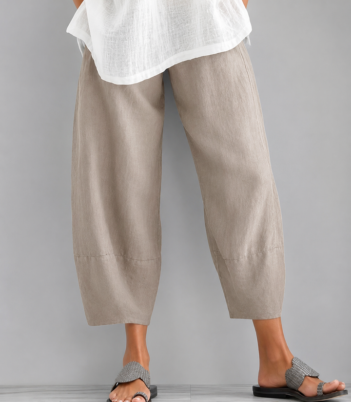 Eulorine - Pantaloni a gamba larga morbidi al tatto
