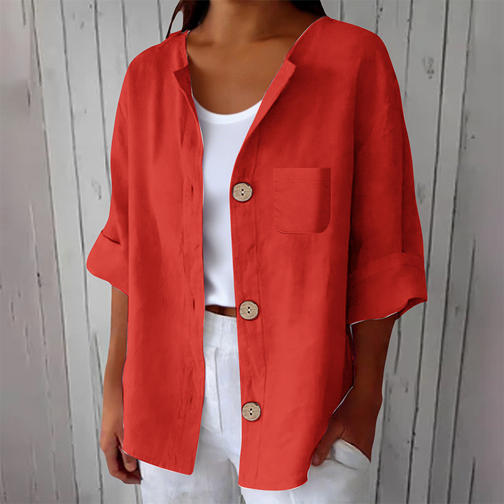 Azelia - Camicia estiva a vestibilità ampia dal tocco morbido