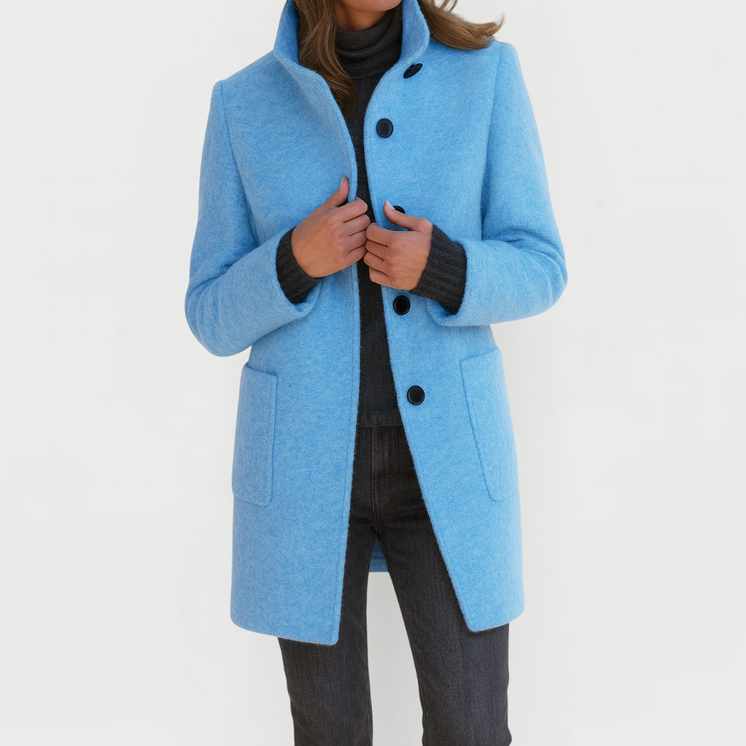 Elanique - Cappotto sartoriale morbido al tatto