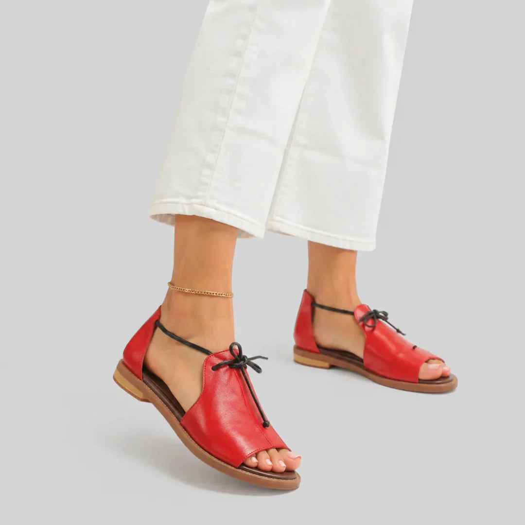 Oriessia - Sandali stringati di pregio