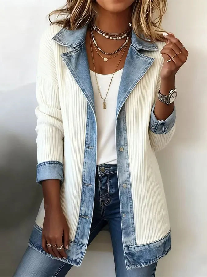Zyrelle - Cardigan casual a bottoni in maglia