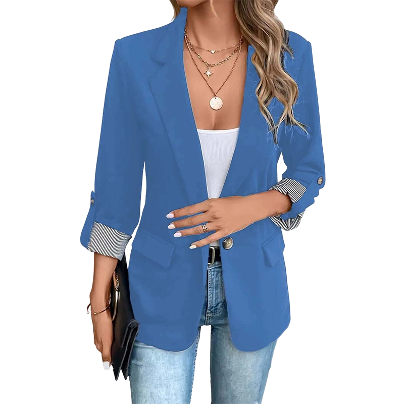 Neravelle - Blazer sartoriale con maniche arrotolate