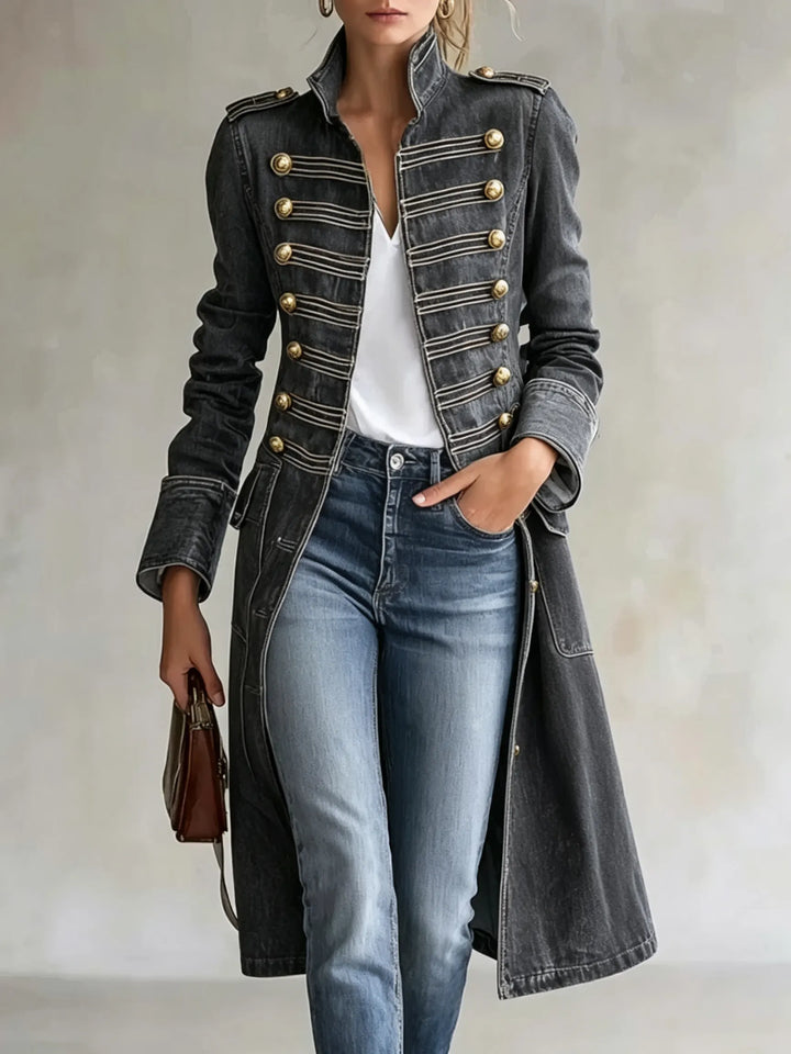 Carisanne - Cappotto militare lungo pesante