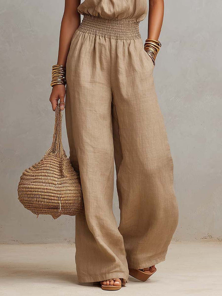Elenie - Tuta leggera con scollo all'americana